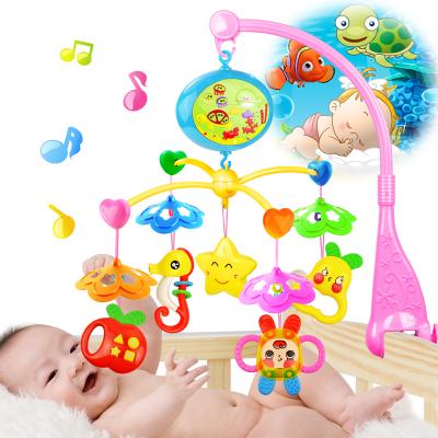 婴儿玩具3-6-12个月音乐旋转床头铃